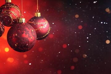 Christmas and New Year holidays background. Christmas card, banner