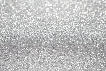 Fototapeta premium Sparkling Silver Glitter