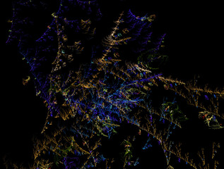 Imaginatory fractal abstract background Image