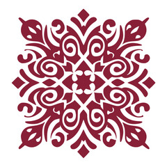 Abstract Floral Pattern for Fabric and Textiles