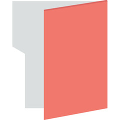 Folder vector icon in flat style 