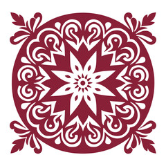 Abstract Floral Pattern for Fabric and Textiles