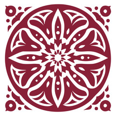 Abstract Floral Pattern for Fabric and Textiles