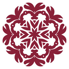 Abstract Floral Pattern for Fabric and Textiles
