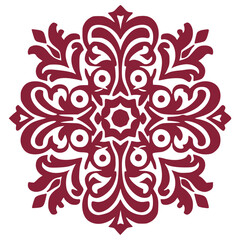 Abstract Floral Pattern for Fabric and Textiles