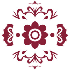 Abstract Floral Pattern for Fabric and Textiles