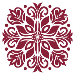 Abstract Floral Pattern for Fabric and Textiles