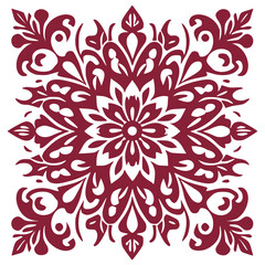 Abstract Floral Pattern for Fabric and Textiles