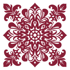 Abstract Floral Pattern for Fabric and Textiles