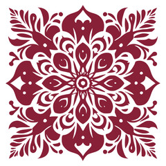 Abstract Floral Pattern for Fabric and Textiles
