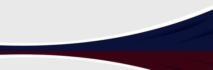 Abstract red and blue wavy line design with shadow effect