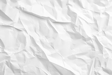 Obraz premium Crumpled White Paper Texture