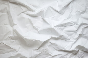 Obraz premium Processed collage of crumpled white paper sheet texture. Background for banner, backdrop or texture