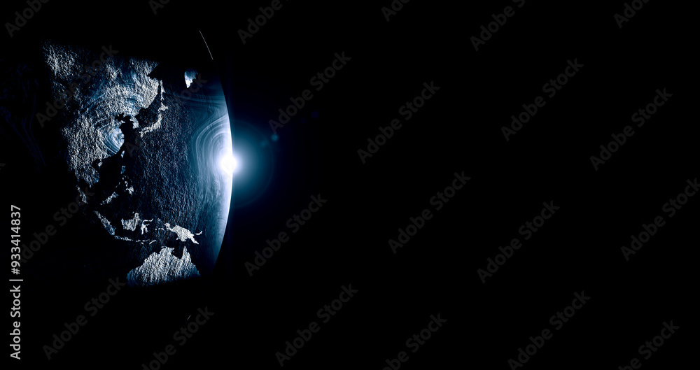 Aufkleber global technologies concept. elements of the image furnished by nasa