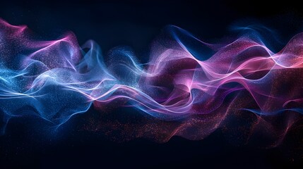 Fototapeta premium Captivating Visual Music Transforming Sound Waves into Mesmerizing Digital Art