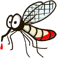 cartoon mosquito cartoon