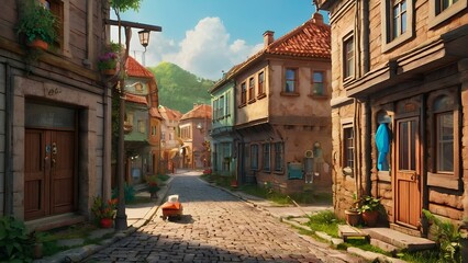 Fototapeta premium Explore the diverse world of Oleg, where every corner holds a unique surprise waiting to be discovered. From the bustling city streets to the tranquil countryside, let your imagination run wild with.