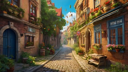 Fototapeta premium Explore the diverse world of Oleg, where every corner holds a unique surprise waiting to be discovered. From the bustling city streets to the tranquil countryside, let your imagination run wild with.