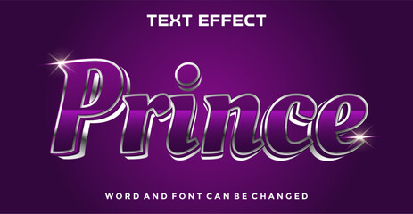 Prince editable text effect