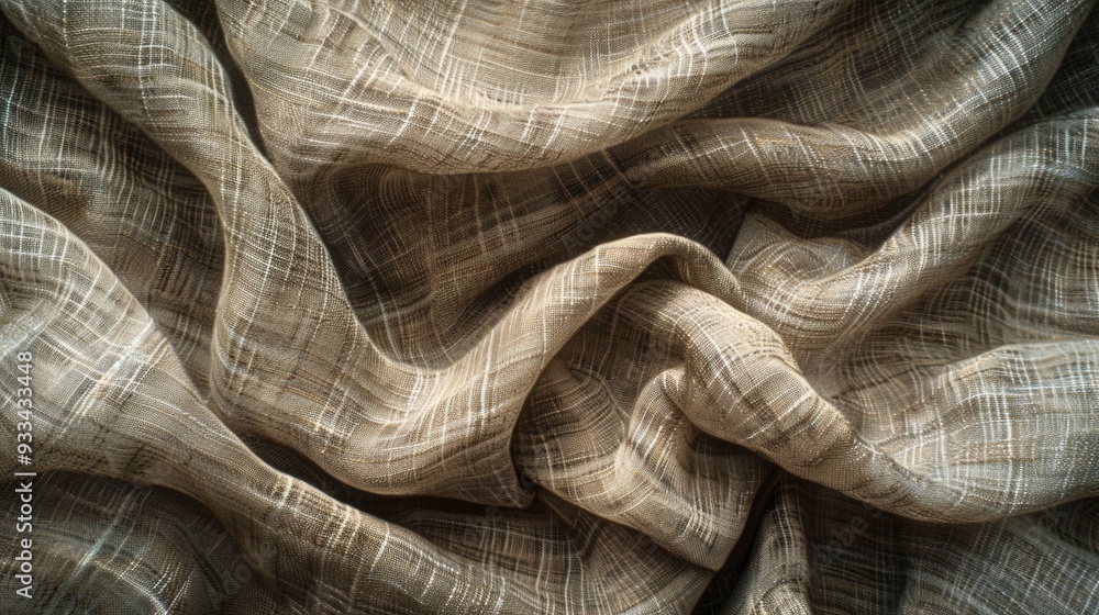 Aufkleber a detailed view of a textile with intricate design