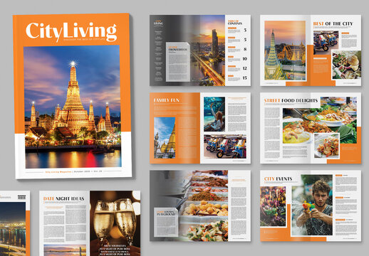 Travel, Tourism & City Guide Brochure Template