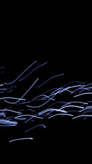 Konfetti Digital Glow Effekt Overlay dunkler Hintergrund Story