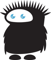 Funny Monster Cartoon Character