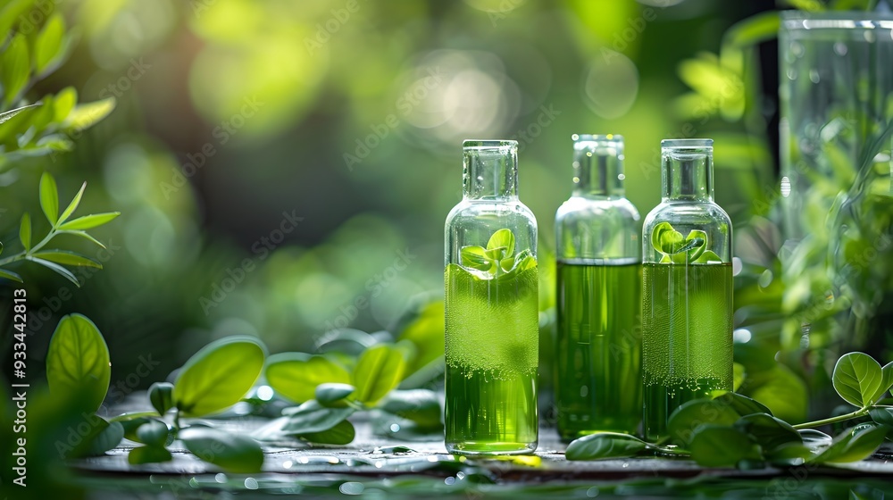 Poster biotech startup working on biofuels as a renewable energy source derived from algae biotechnology co