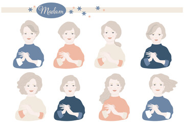 笑顔のご婦人たち・マダムの集まり