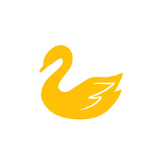 swan vector icon