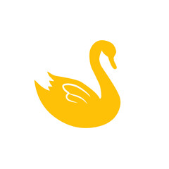 swan vector icon
