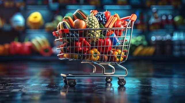 Top tier supermarket online shopping list with complimentary shipping via mobile app marketplace