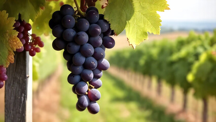 Fototapeta premium Closeup Shot Of Grapes