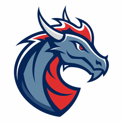 Dragon art vector illustration