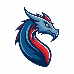 Dragon art vector illustration