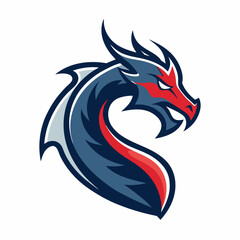 Dragon art vector illustration