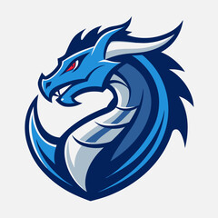 Dragon art vector illustration