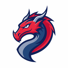 Dragon art vector illustration