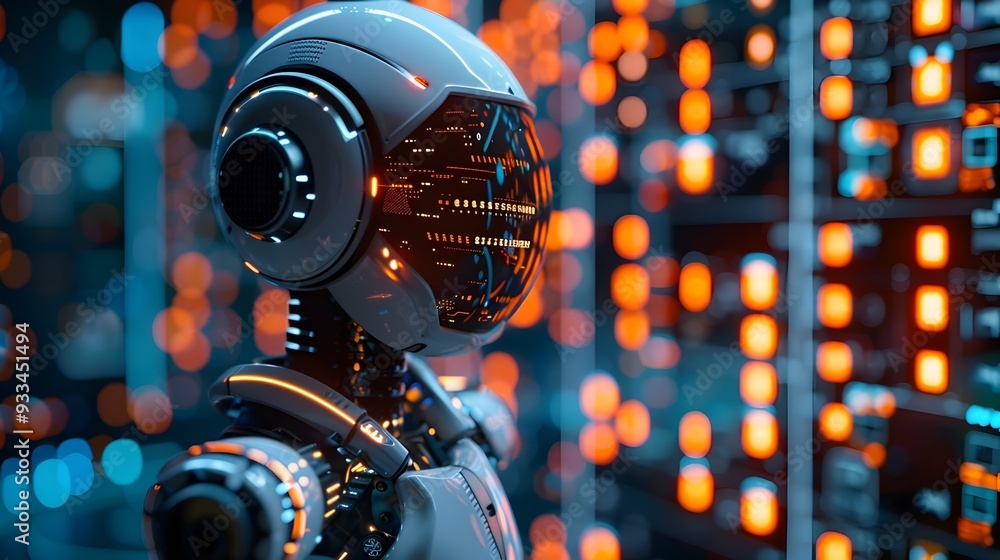 Poster ai driven customer service chatbot delivering instant solutions across integrated communication plat