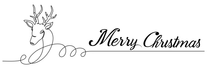 reindeer merry christmas