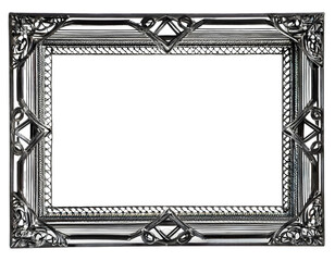 Geometric Frame Outline on a white isolated background. Generative AI.