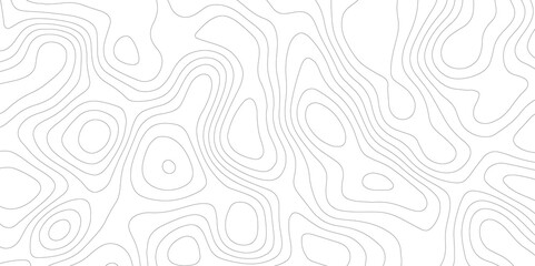 Contour map texture topology concept with stroke only vector format abstract 