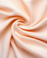 Obraz premium Soft peach fabric with a smooth texture, ideal for fashion design, upholstery, and creative projects.