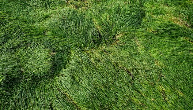 textura de grama cortada com pequenas falhas, vista de topo