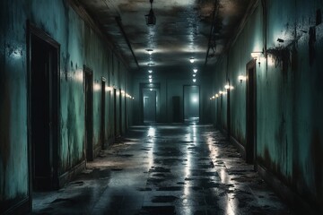 Fototapeta premium Haunted Corridor