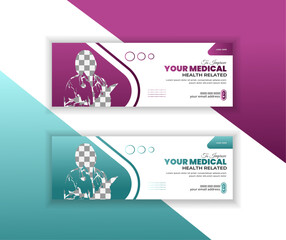 Treatment Services Marketing And Promotion Web Banner Design And Facebook Cover Design Vector Illustration Template.