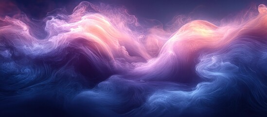 Abstract Swirling Clouds