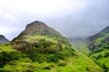 scottish highlands green landscape