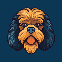 Naklejka premium Illustration of a cute puppy