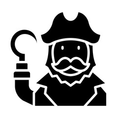 Pirate Hook glyph icon